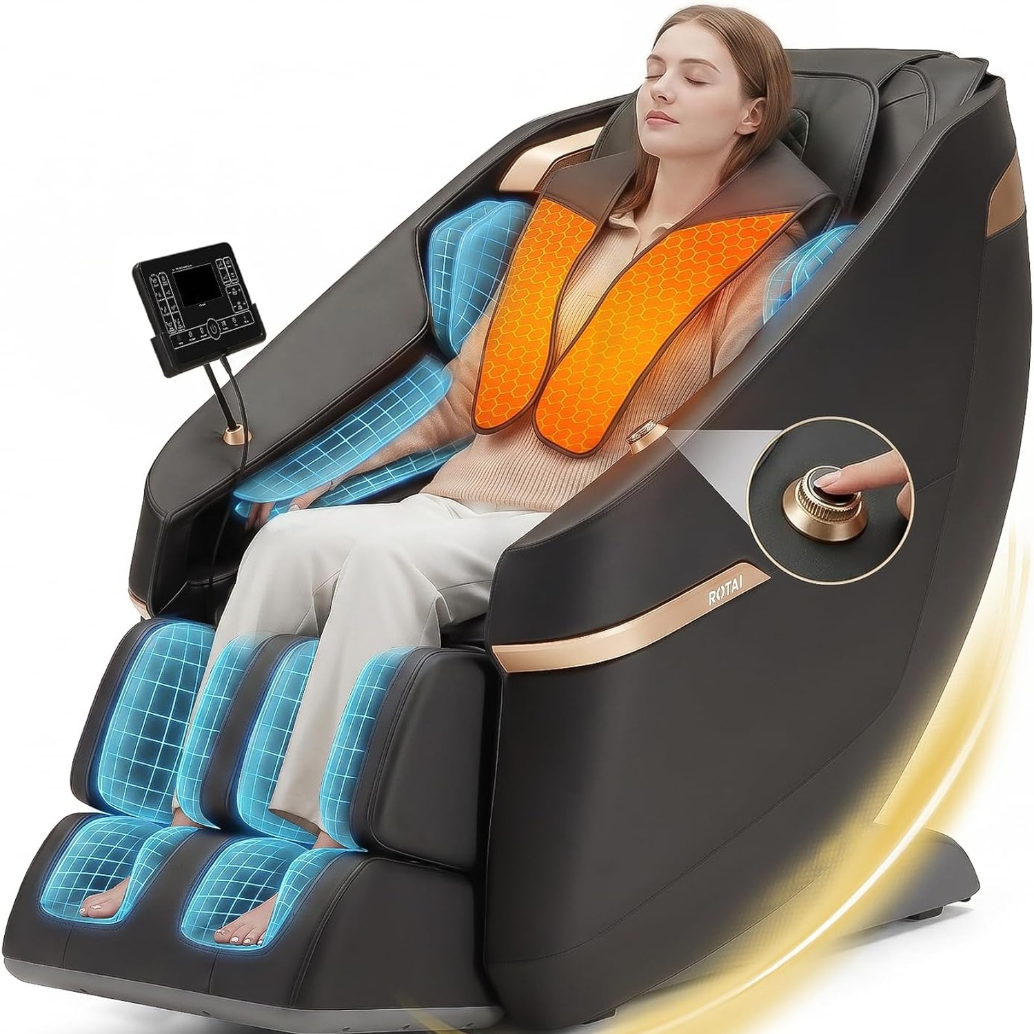ROTAI A37 Rocking Massage Recliner: image 1