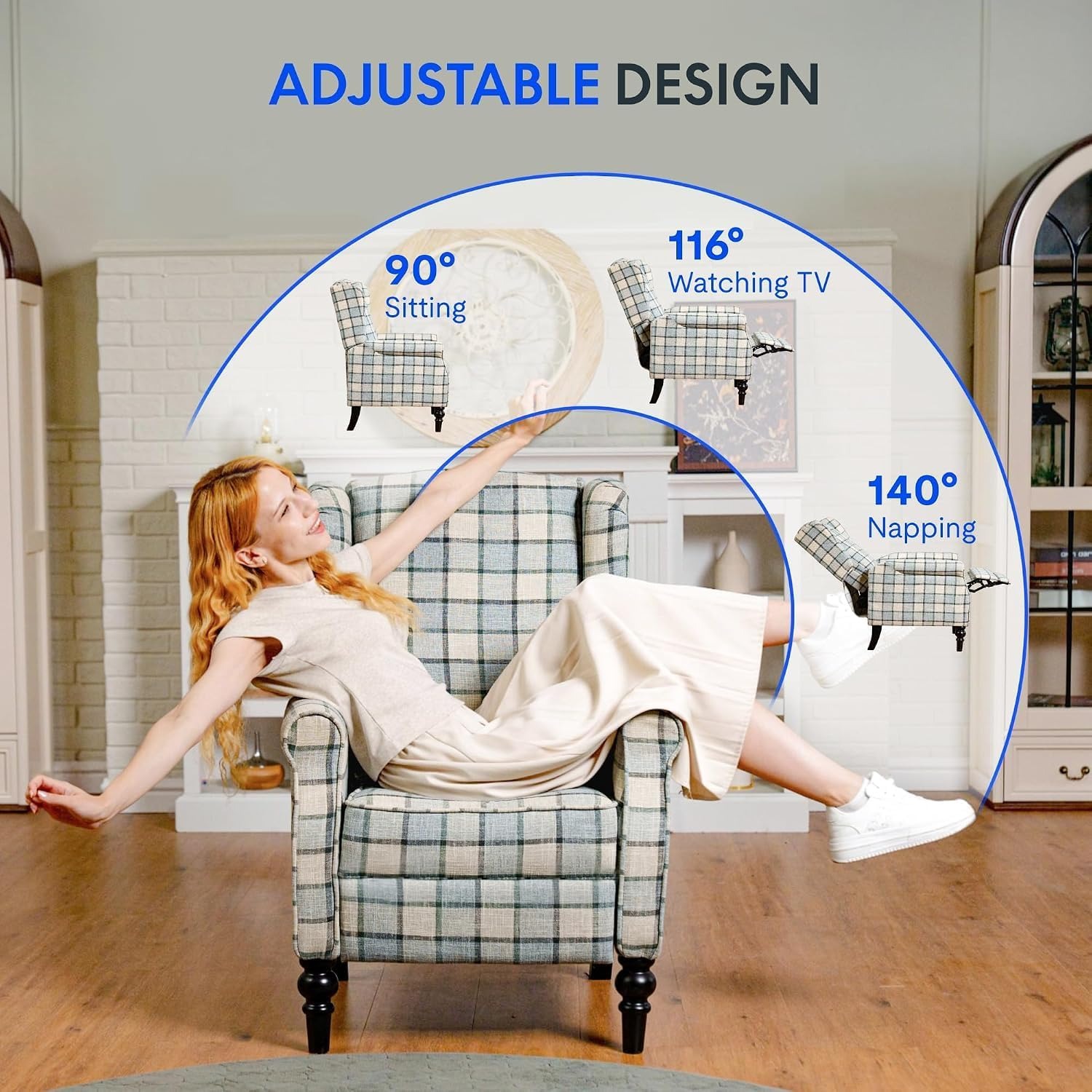 FLEXISPOT XC4 Fabric Manual Recliner: image 4
