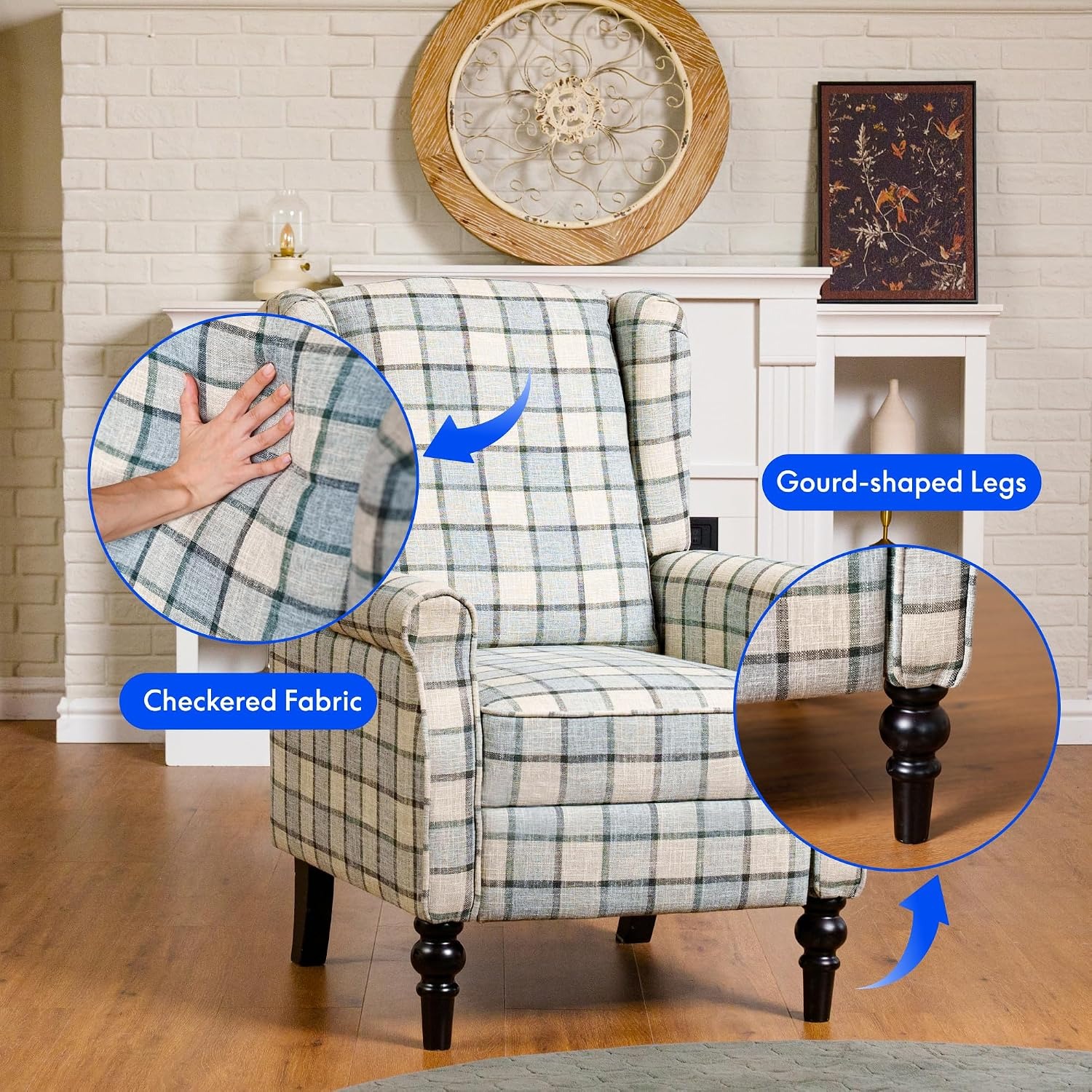 FLEXISPOT XC4 Fabric Manual Recliner: image 5