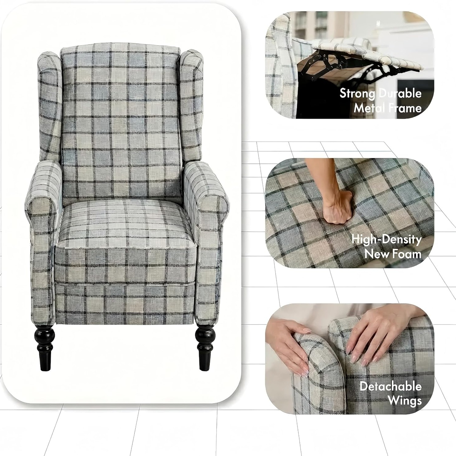 FLEXISPOT XC4 Fabric Manual Recliner: image 6