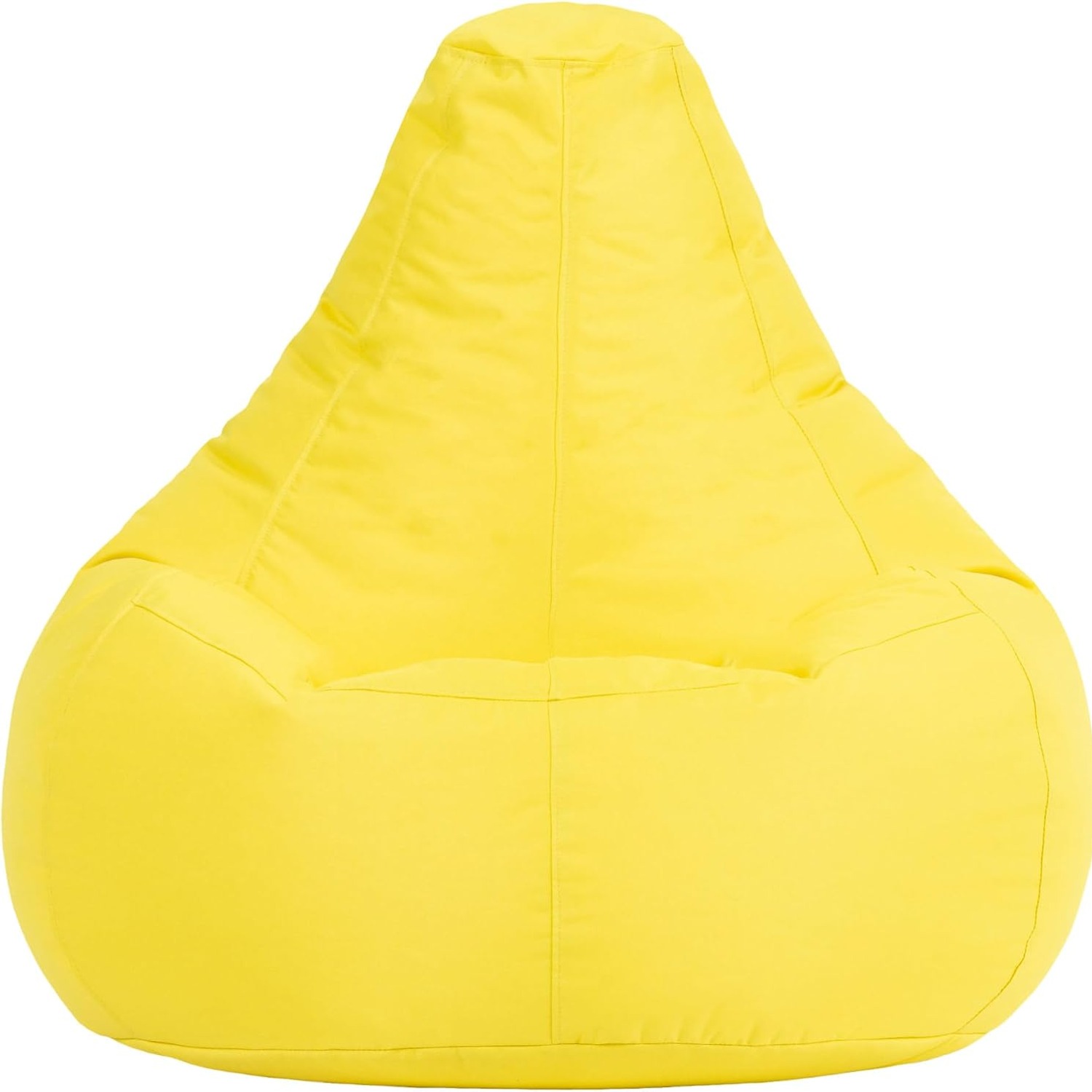 Bean Bag Bazaar Yellow High Back Bean Bag Chair: image 5