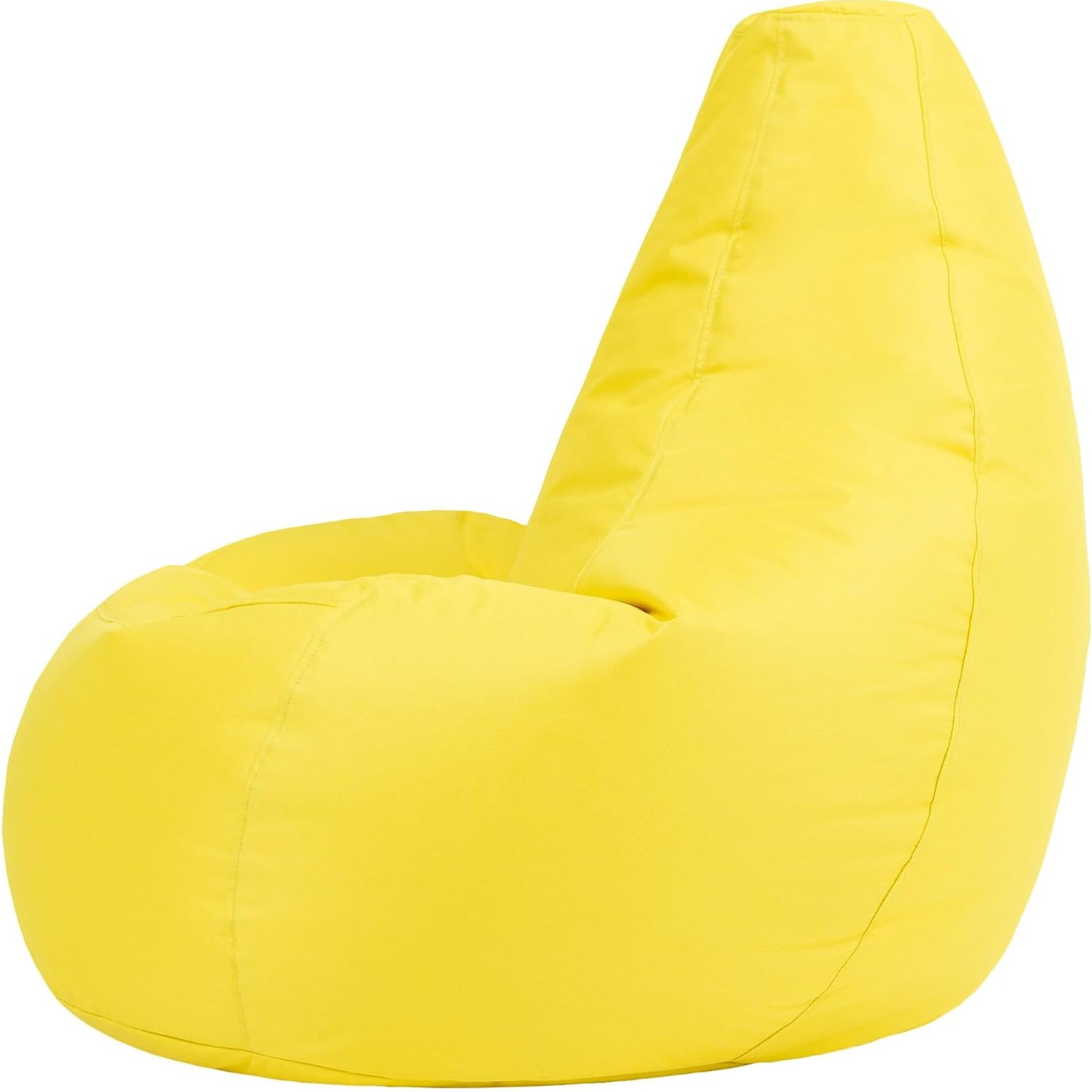 Bean Bag Bazaar Yellow High Back Bean Bag Chair: image 6