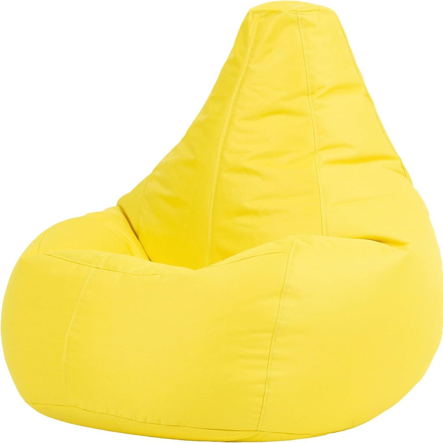 Bean Bag Bazaar Yellow High Back Bean Bag Chair: image 1