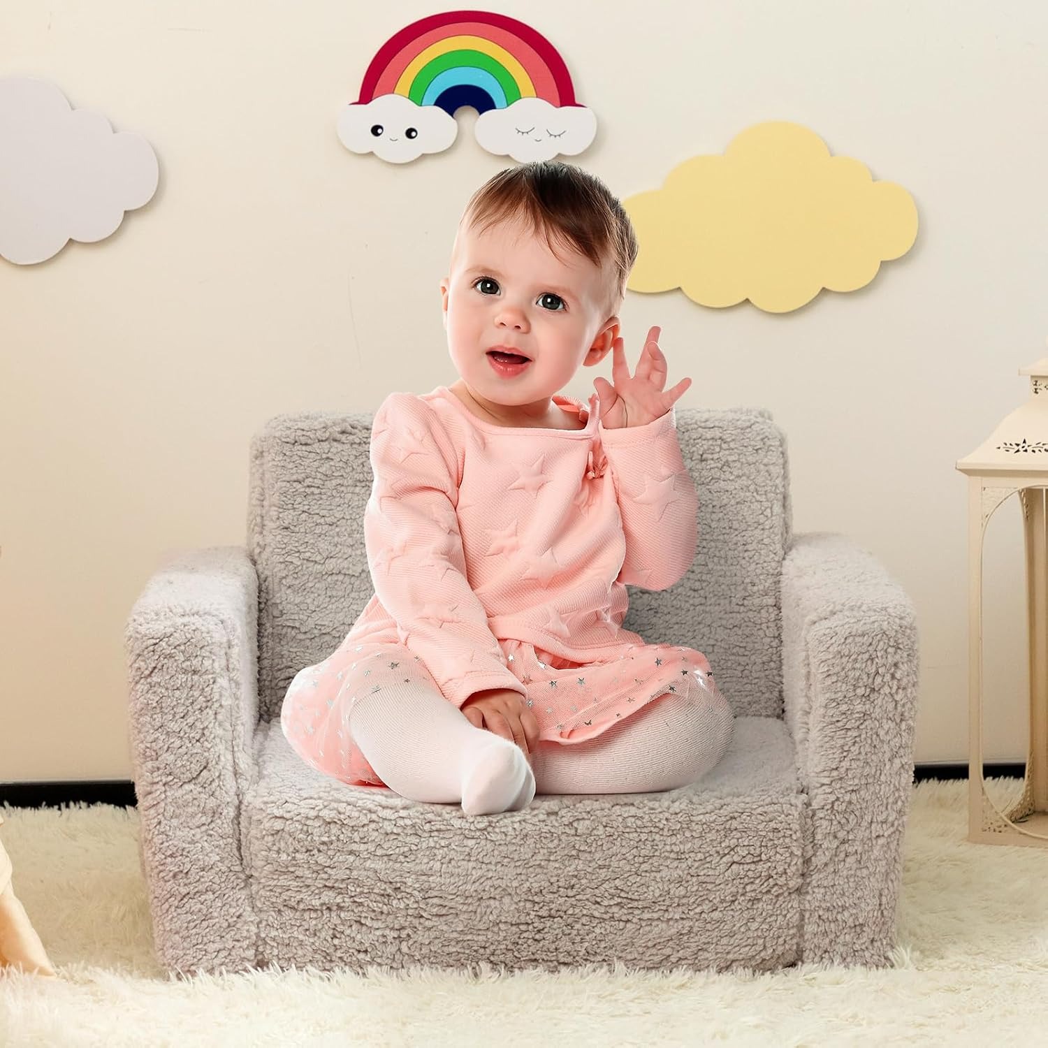 BEJOY Kids Fold Out Sofa