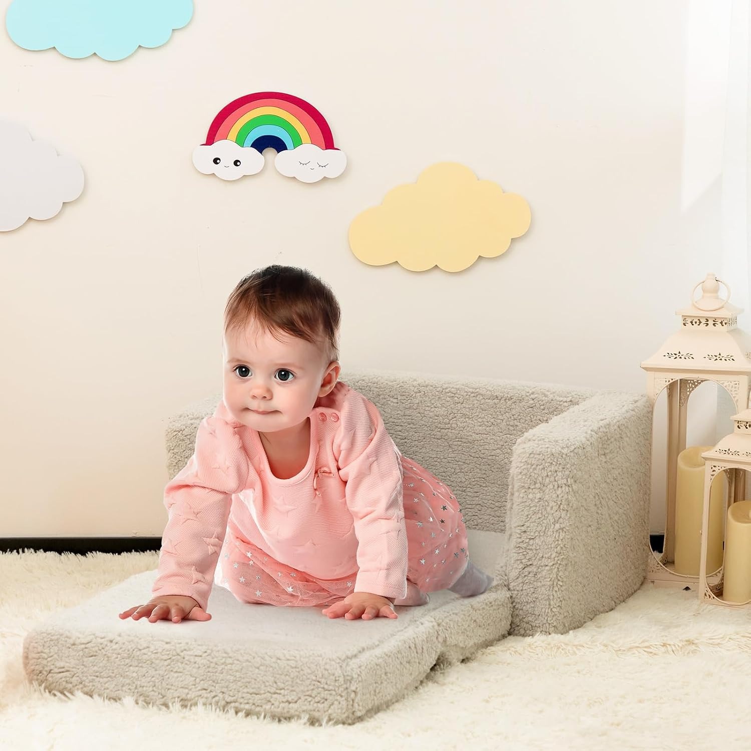 BEJOY Kids Fold Out Sofa