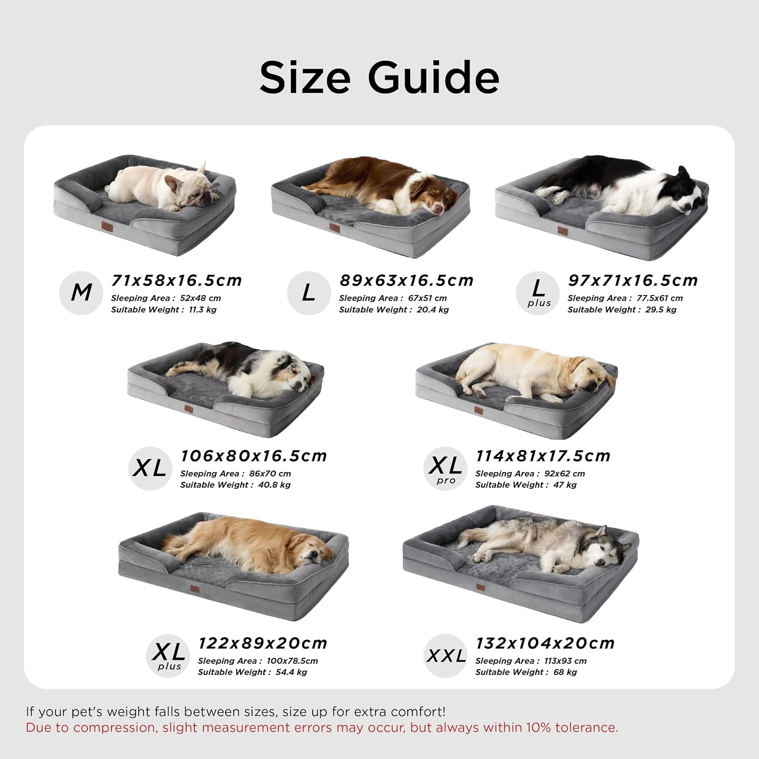 Bedsure Orthopedic Dog Sofa Bed