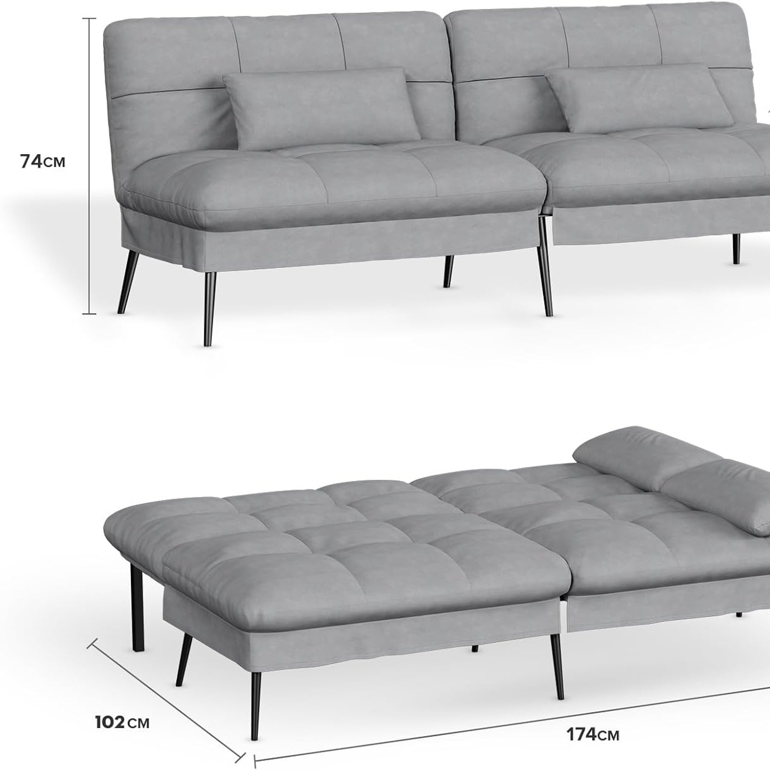 COMHOMA Convertible Sofa Bed: image 3