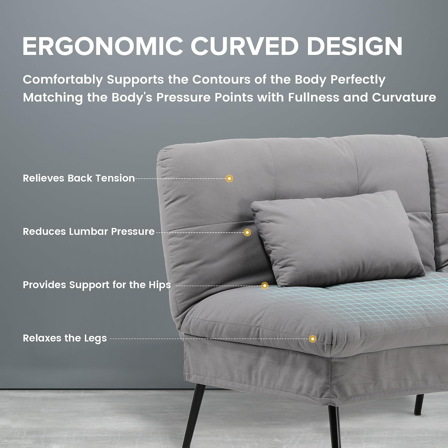 COMHOMA Convertible Sofa Bed: image 5