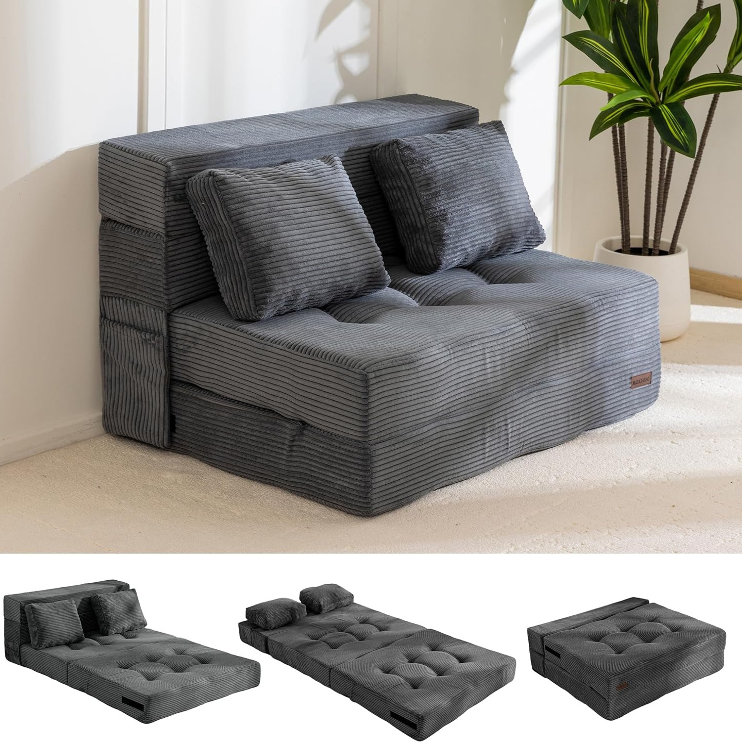 MAXYOYO Folding Floor Sofa Bed: image 1