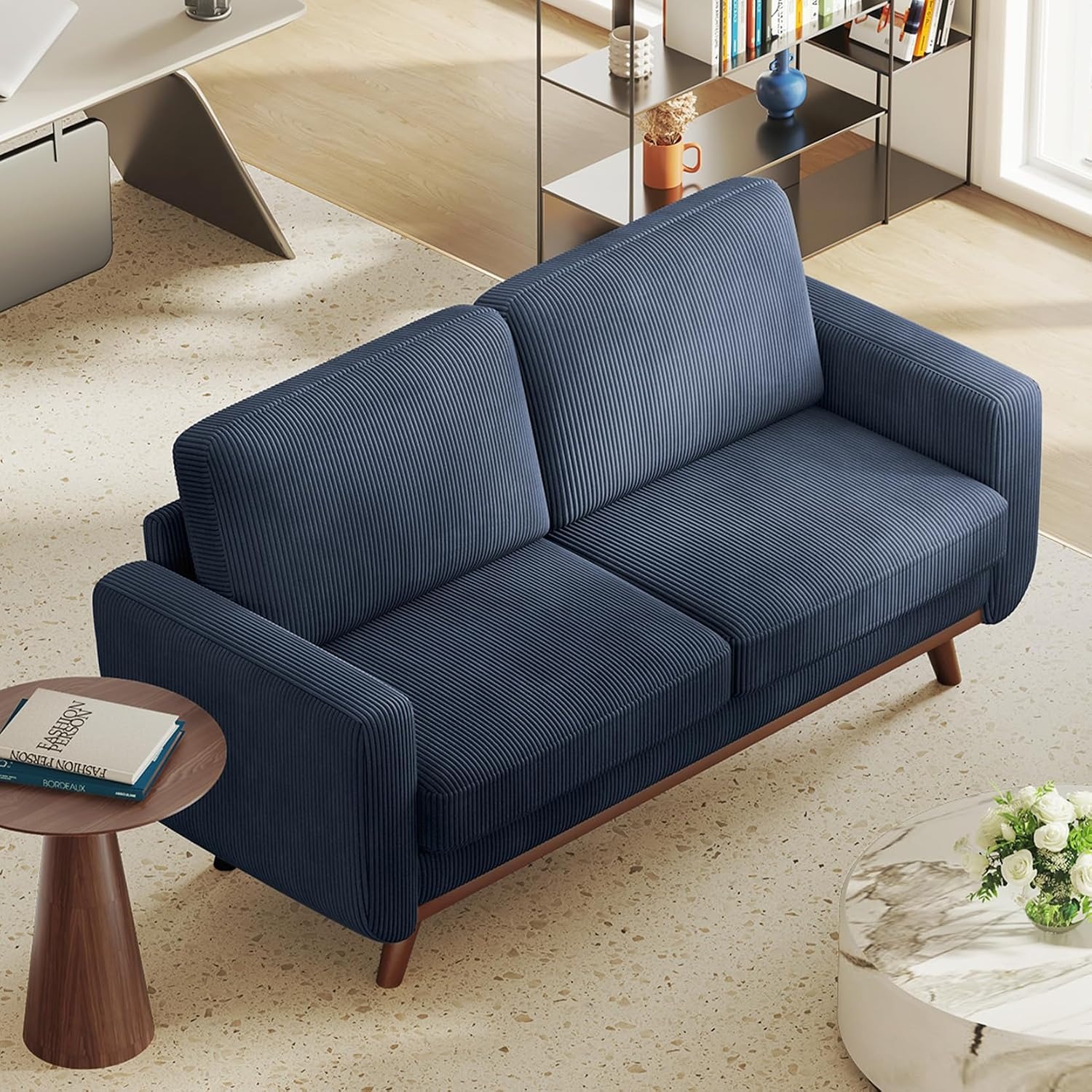 Vesgantti Corduroy Two Seater Sofa: image 6