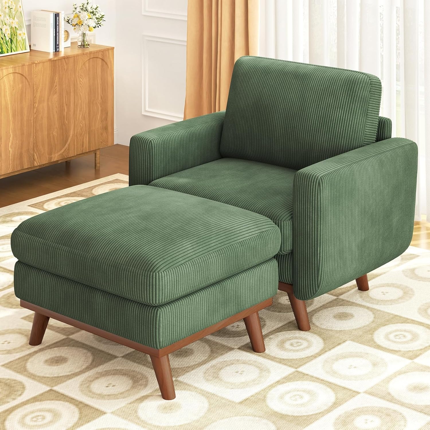 Vesgantti Corduroy Two Seater Sofa: image 8