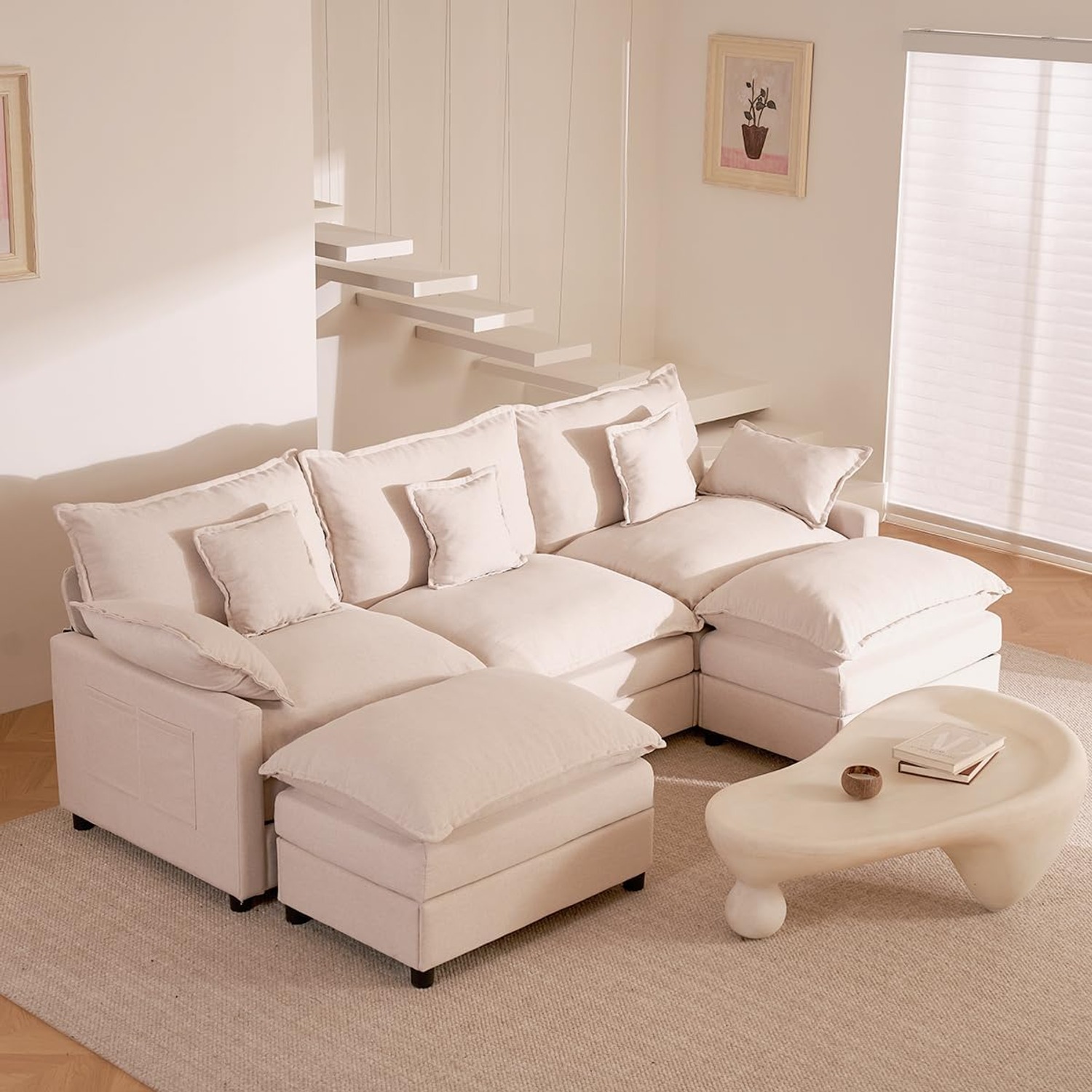 Litbird 274 cm U Shaped Sofa: image 1