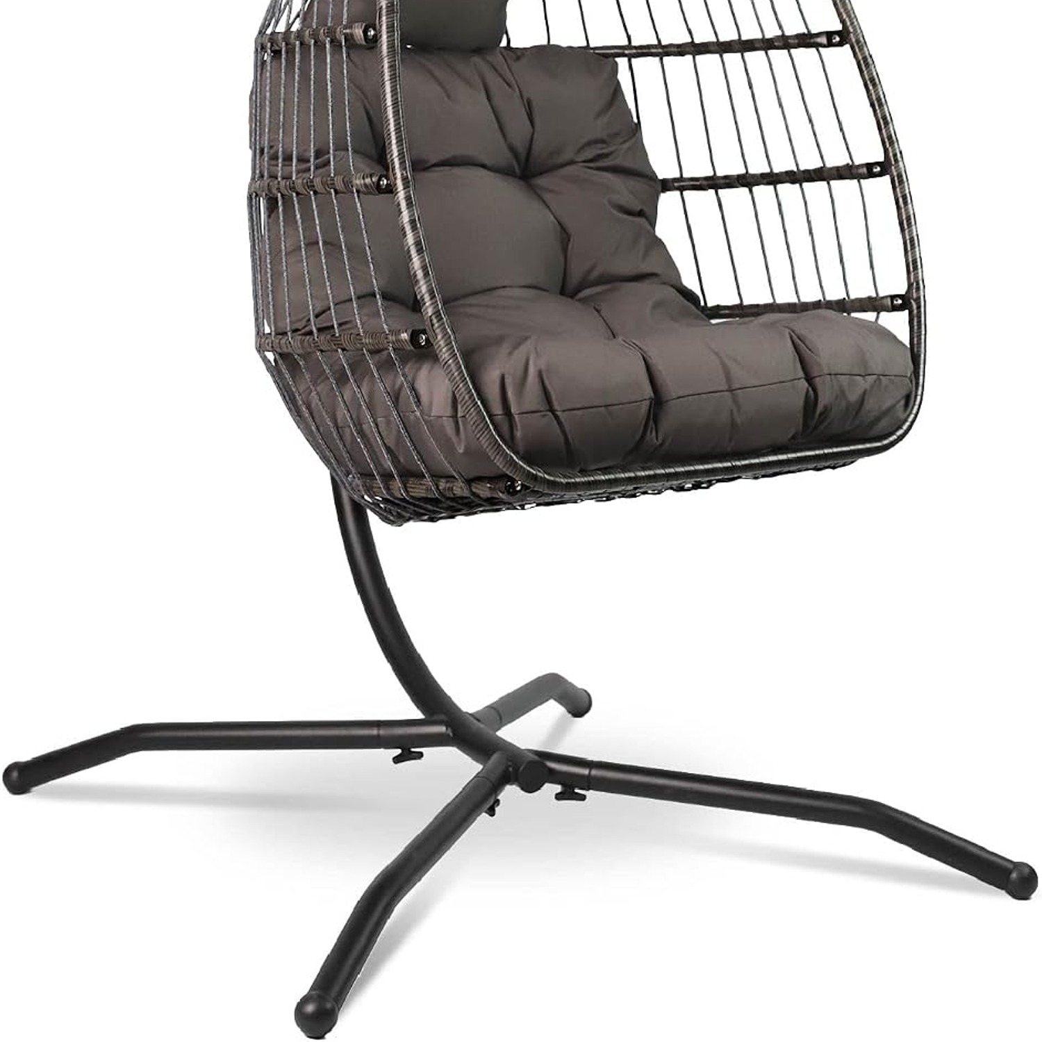 VITA5 Folding Hanging Egg Chair with Stand: image 1