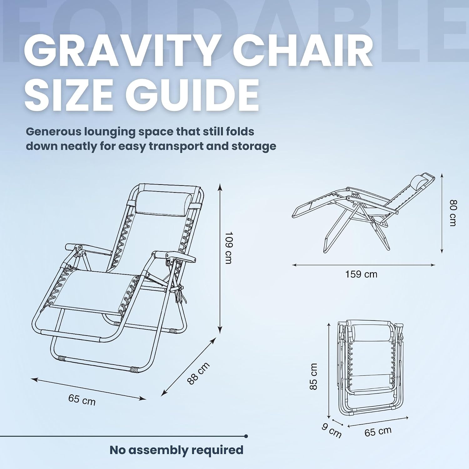 Straame Classic Zero Gravity Chair Set of 2: image 2