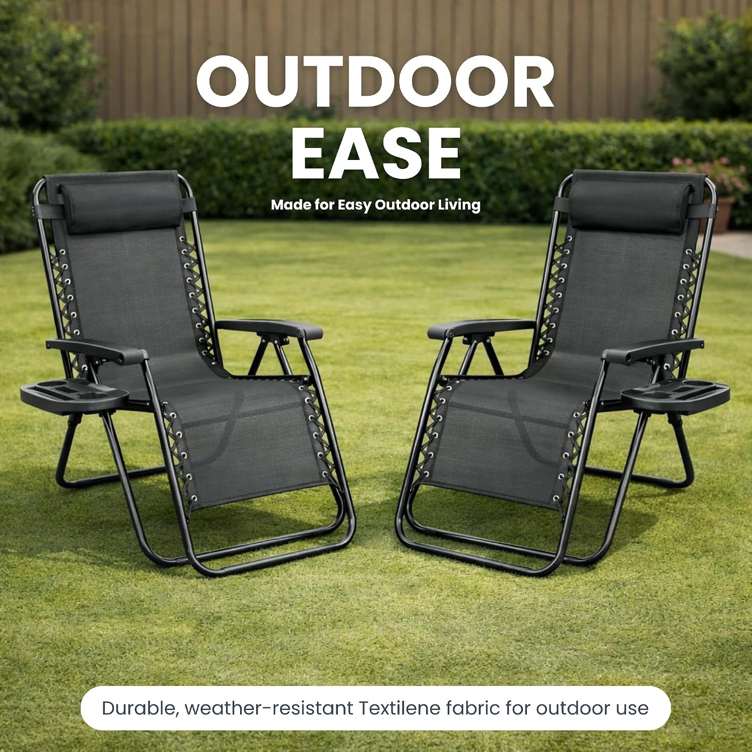Straame Classic Zero Gravity Chair Set of 2: image 8